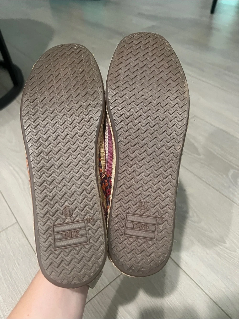 TOMS Multicolor Woven Slip-On Espadrilles - Picture 3 of 11